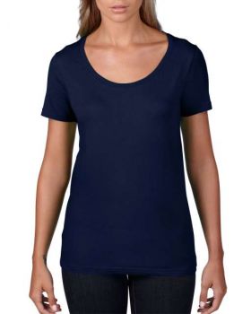 WOMEN’S FEATHERWEIGHT SCOOP TEE Navy S