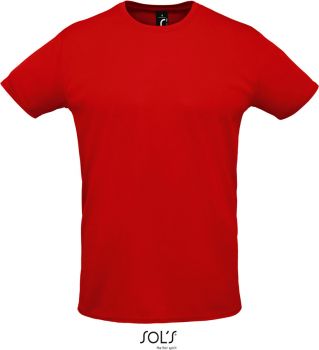 SOL'S | Unisex piqué sportovní tričko red L