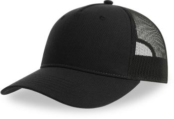 Atlantis | 5 panelová Trucker kšiltovka black/black onesize