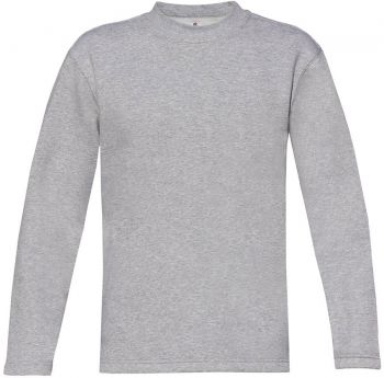 B&C | Mikina Open Hem heather grey XXL