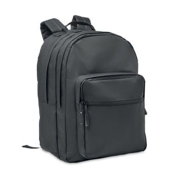 VALLEY BACKPACK Batoh na notebook z materiálu 3 black