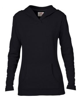 WOMEN’S HOODED FRENCH TERRY Black S