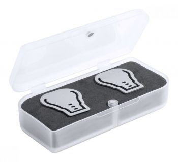 Bomtel paper clip set silver