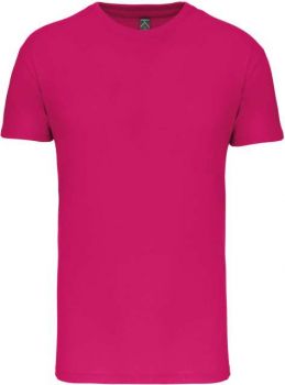 KIDS' BIO150 CREW NECK T-SHIRT Fuchsia 6/8