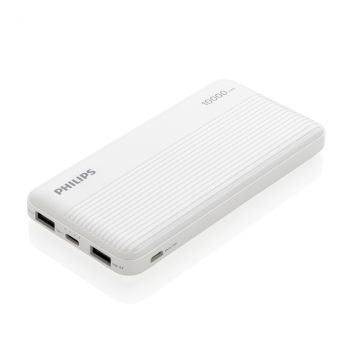 Slim powerbanka 10 000 mAh Philips biela