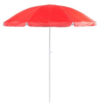 Sandok beach umbrella red