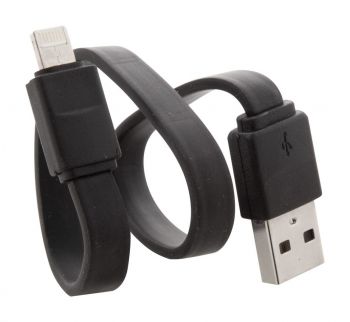 Stash USB nabíjací kábel black