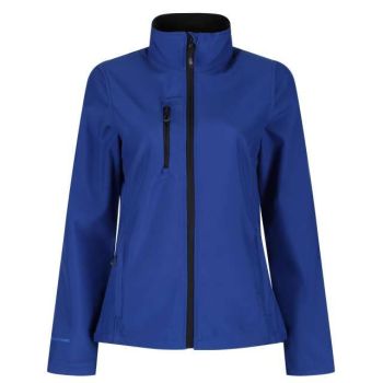 WOMEN'S HONESTLY MADE RECYCLED PRINTABLE SOFTSHELL JACKET New Royal S