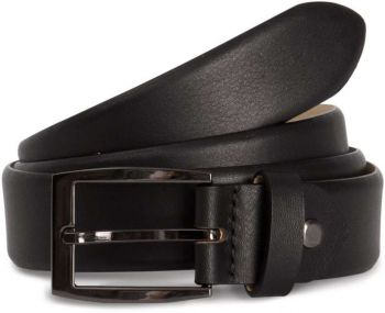 ADJUSTABLE ROUND EDGE CLASSIC BELT Black M/L