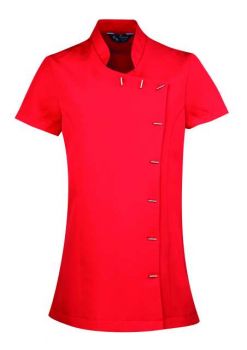 ‘ORCHID’ BEAUTY AND SPA TUNIC Strawberry Red XXS