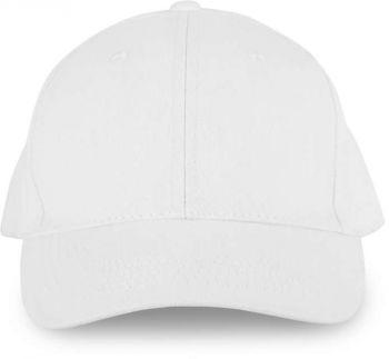 6 PANELS ORGANIC COTTON CAP White U