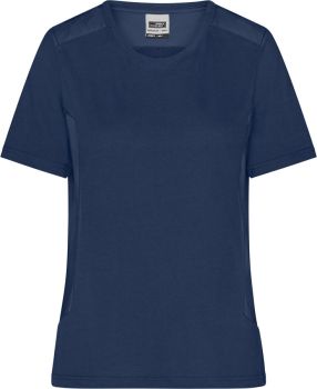 James & Nicholson | Dámské pracovní tričko - Strong navy/navy XS