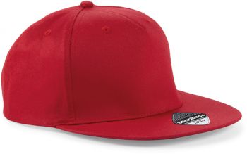 Beechfield | 5 panelová Snapback kšiltovka classic red onesize