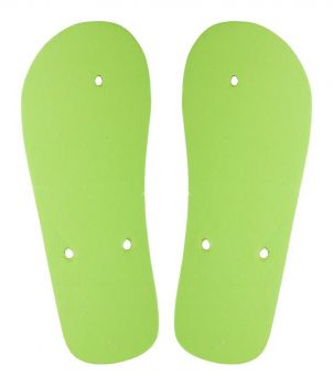 CreaSlip plážové žabky na zákazku - podrážka mint green  36-38-A