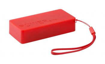 Nibbler USB power banka red