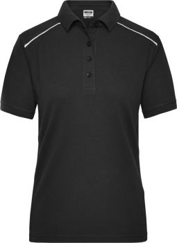 James & Nicholson | Dámské pracovní polo - Solid black XL