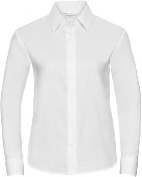 Russell | Halenka Oxford s dlouhým rukávem white M