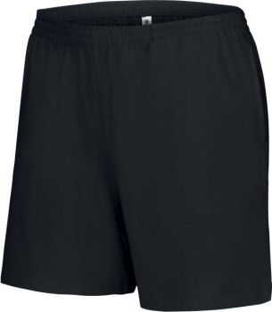 LADIES' JERSEY SPORTS SHORTS Black M