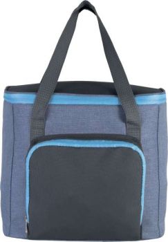 COOL BAG WITH ZIPPED POCKET Light Blue Heather/Dark Grey U