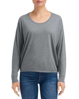 WOMEN'S FREEDOM LONG SLEEVE TEE Heather Graphite XL