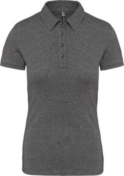 Kariban | Dámské žerzejové polo grey heather L