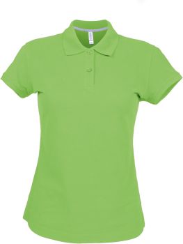 Kariban | Dámské piqué polo lime S