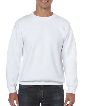 HEAVY BLEND™ ADULT CREWNECK SWEATSHIRT White L