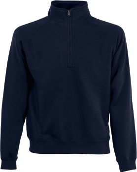 F.O.L. | Mikina s 1/4 zipem deep navy L