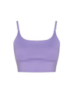 WOMEN'S RECYCLED TECH SPORTS BRA Digital Lavender S