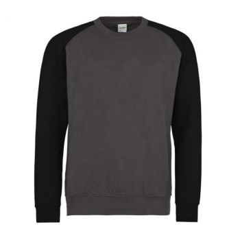 BASEBALL SWEAT Charcoal Grey/Jet Black S