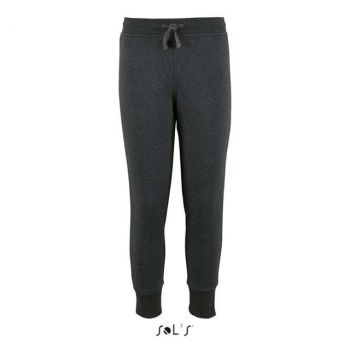 SOL'S JAKE KIDS - SLIM FIT JOG PANTS Charcoal Melange 6A