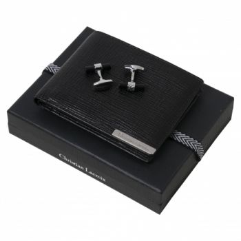 Set More Black (wallet & cufflinks)