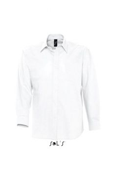 SOL'S BOSTON - LONG SLEEVE OXFORD MEN'S SHIRT White M