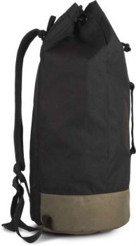 SAILOR-STYLE BAG Black/Military Green U