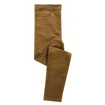 LADIES' PERFORMANCE CHINO JEANS Camel M