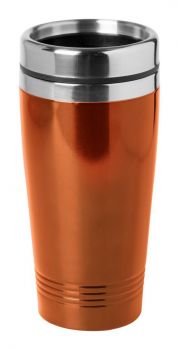 Domex thermo mug orange , silver