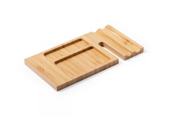 Tongal bamboo desk organizer natural