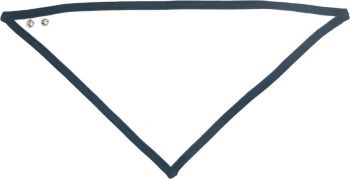 Babybugz | Bryndák bandana white/nautical navy onesize