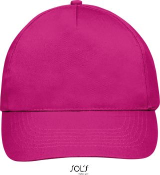 SOL'S | 5 panelová baseballová kšiltovka fuchsia onesize