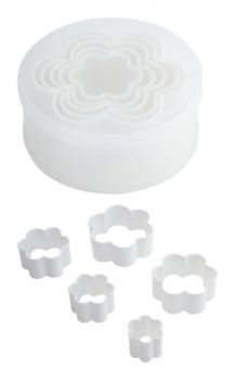 Asper cookie cutter set white