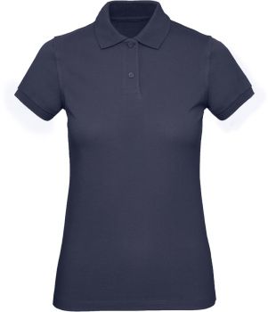 B&C | Dámské piqué polo z bio bavlny navy blue M