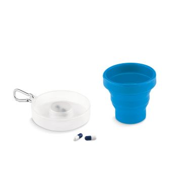 CUP PILL Skládací hrnek blue