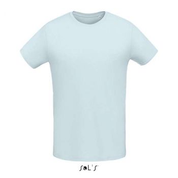 SOL'S MARTIN MEN - ROUND-NECK FITTED JERSEY T-SHIRT Creamy Blue XL