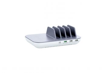 Volution USB nabíjacia stanica grey , white