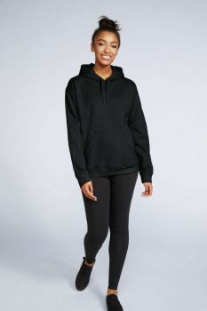 SOFTSTYLE MIDWEIGHT FLEECE ADULT HOODIE Black XL