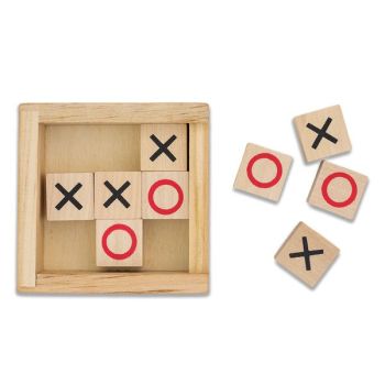 TIC TAC TOE hra piškvorky, béžová