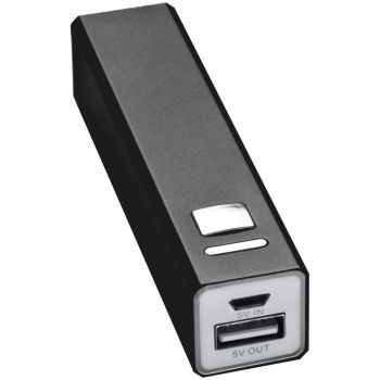 Kovový Power Bank Black