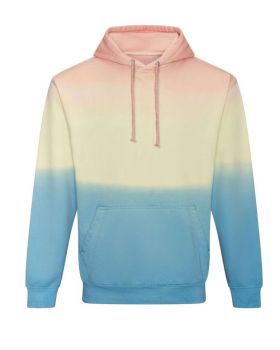 TIE-DYE HOODIE Pastel Sunset Dip L