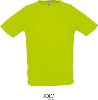 SOL'S | Pánské raglánové sportovní tričko neon green M