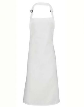 POLYESTER BIB APRON White U